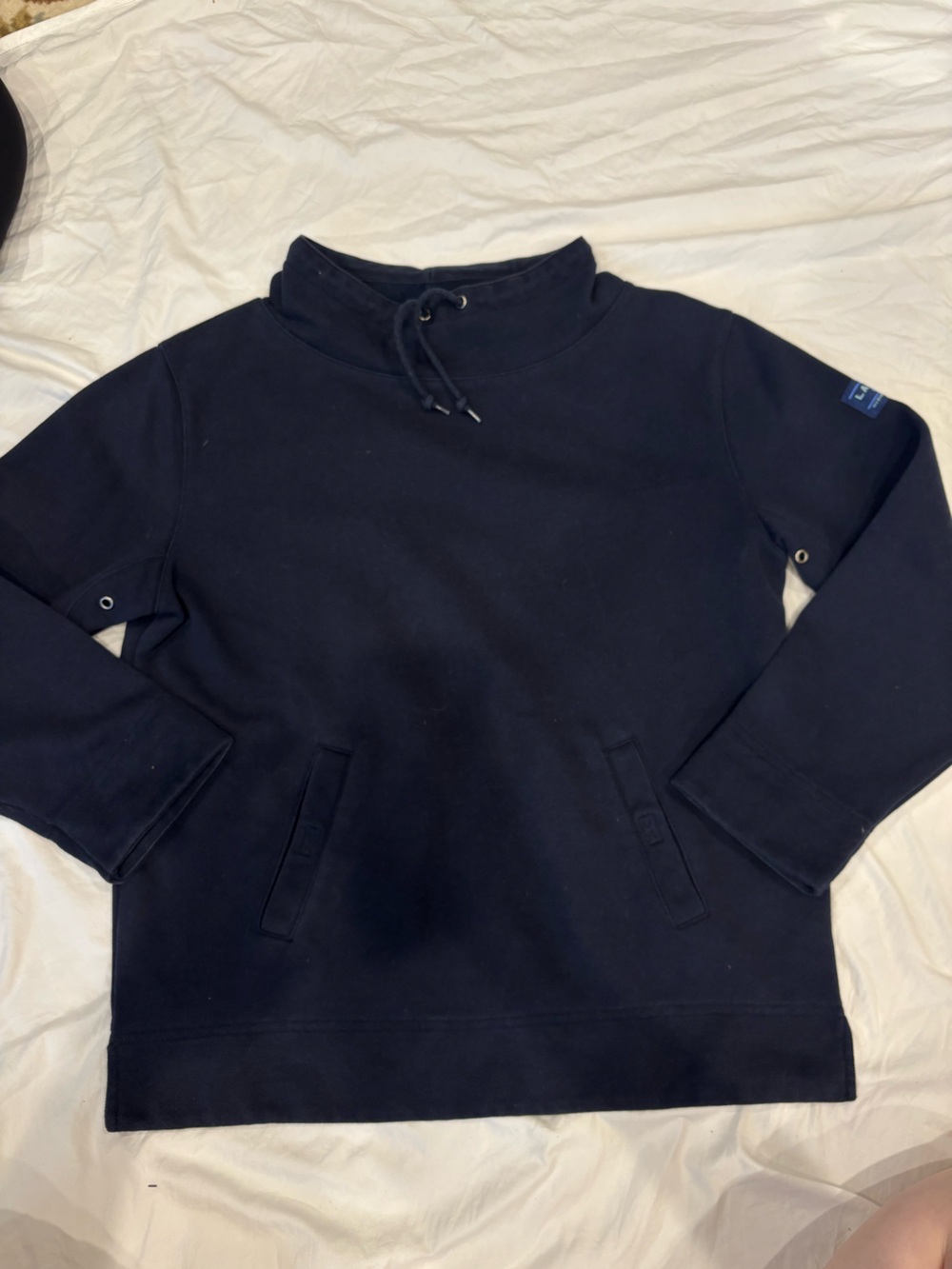 Lauren Ralph Lauren Navy Mock Neck Sweater
